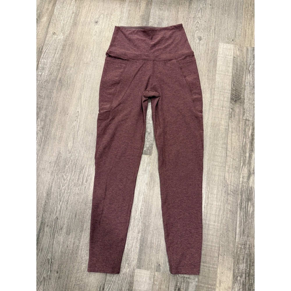 Beyond Yoga Spacedye Out Of Pocket High Waisted Leggings Plum Purple XS